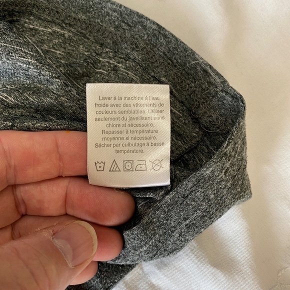 Bruno Milano Men's Gray/Black Streaked Short Sleeve Basic Casual T-shirt Size XL - Picture 7 of 11